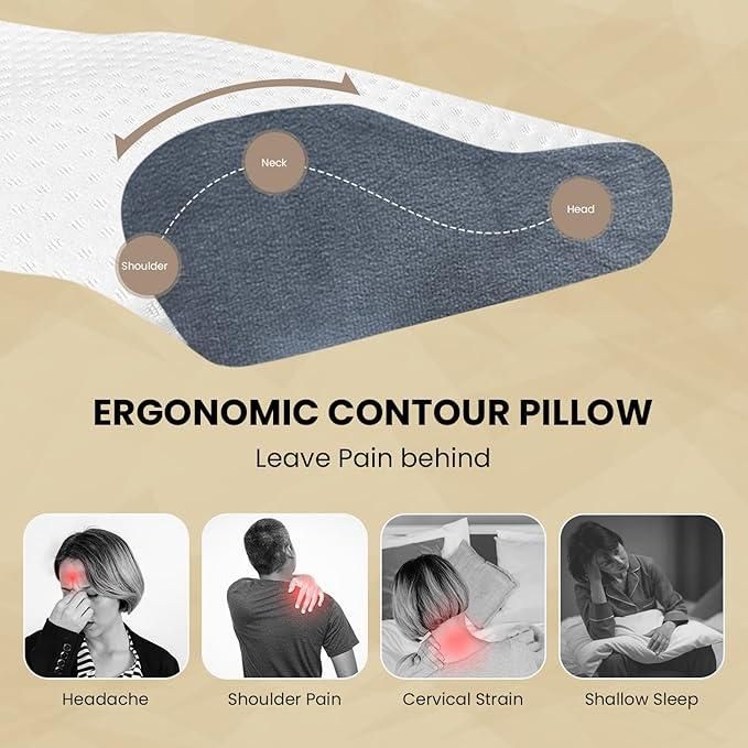 Contour Neck Curve Pillow