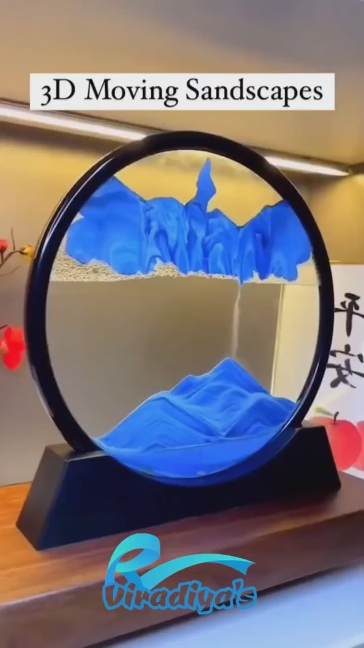 3D Moving Sandscape – A Mesmerizing Art Piece in Motions